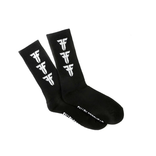 Fallen Step & Repeat Socks Black/White